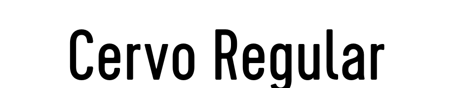 Cervo Regular Font Download Free
